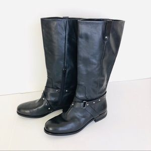Zoé + Luca women’s Black Boots mid-Zipper Size 8.5 faux leather